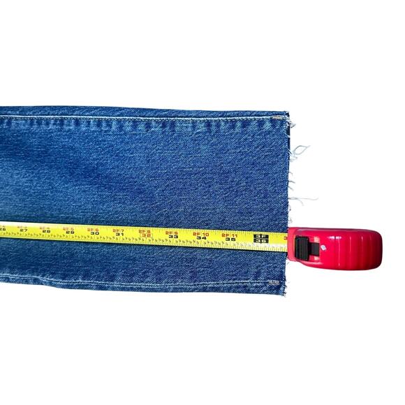 NWT Good American Classic Crystal Fringe Jeans Size 4/27 Medium Wash Glam Chic - Picture 7 of 9